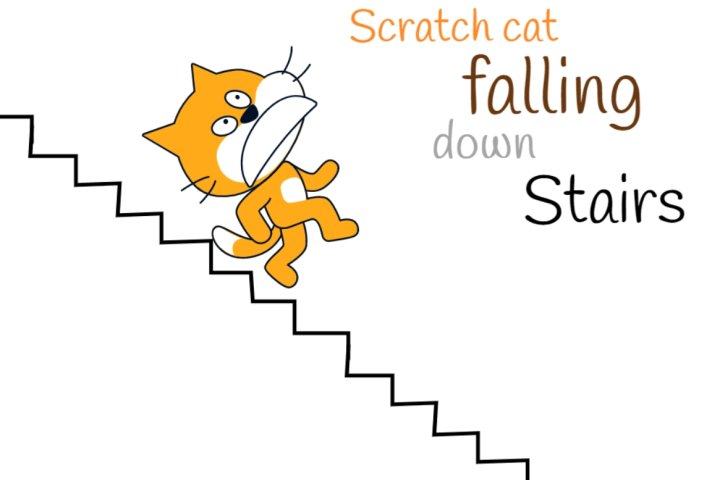 scratch 猫从楼梯上摔下来 – Scratch编程